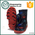 bottes de pluie de pvc d’enfants Chaussures enfants enfants D-518